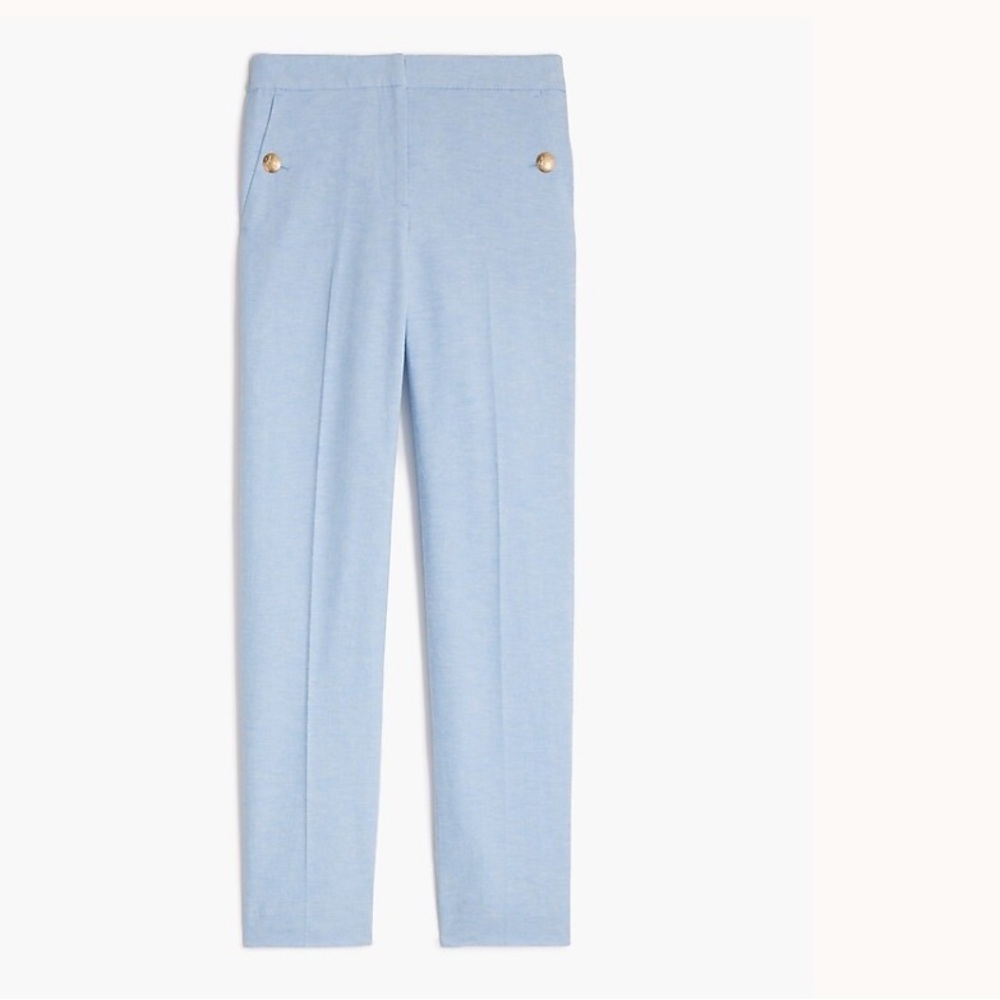 NWOT j crew Linen-blend sailor pant